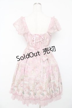 画像2: Angelic Pretty / Rose Museumティアードジャンパースカート  ピンク Y-25-10-15-071-AP-OP-SZ-ZY