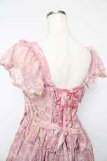 画像5: Angelic Pretty / Rose Museumティアードジャンパースカート  ピンク Y-25-10-15-071-AP-OP-SZ-ZY (5)
