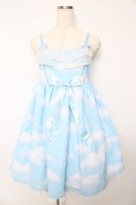 画像1: Angelic Pretty / Misty Skyジャンパースカート  サックス Y-25-10-15-072-AP-OP-AS-ZY (1)