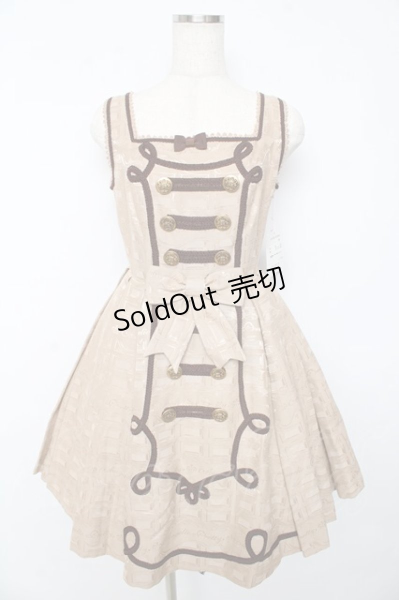 画像1: Angelic Pretty / Melty Whip Chocolateジャンパースカート  ベージュ Y-25-10-15-073-AP-OP-AS-ZS (1)