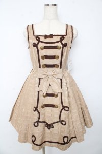 Angelic Pretty / Melty Whip Chocolateジャンパースカート  ベージュ Y-25-10-15-073-AP-OP-AS-ZY