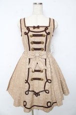 画像1: Angelic Pretty / Melty Whip Chocolateジャンパースカート  ベージュ Y-25-10-15-073-AP-OP-AS-ZS (1)