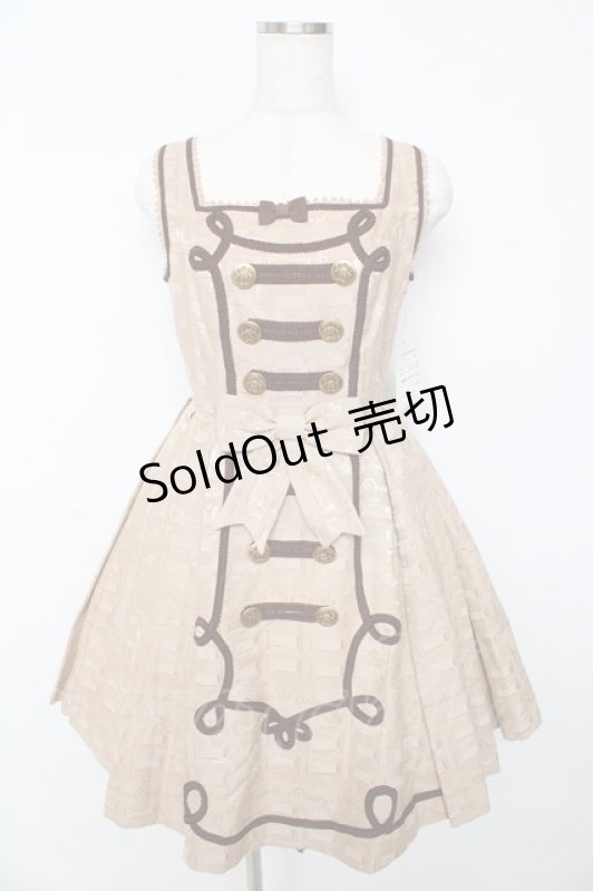 画像1: Angelic Pretty / Melty Whip Chocolateジャンパースカート  ベージュ Y-25-10-15-073-AP-OP-AS-ZS (1)