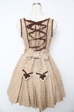 画像2: Angelic Pretty / Melty Whip Chocolateジャンパースカート  ベージュ Y-25-10-15-073-AP-OP-AS-ZS (2)