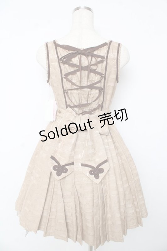 画像2: Angelic Pretty / Melty Whip Chocolateジャンパースカート  ベージュ Y-25-10-15-073-AP-OP-AS-ZS (2)