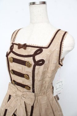 画像3: Angelic Pretty / Melty Whip Chocolateジャンパースカート  ベージュ Y-25-10-15-073-AP-OP-AS-ZY