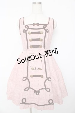 画像1: Angelic Pretty / Melty Whip Chocolateジャンパースカート  ピンク Y-25-10-15-074-AP-OP-AS-ZY