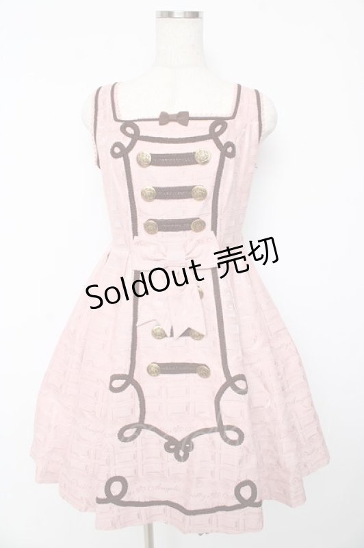 画像1: Angelic Pretty / Melty Whip Chocolateジャンパースカート  ピンク Y-25-10-15-074-AP-OP-AS-ZY (1)