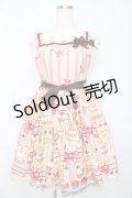 Innocent World / ベイクドスイーツハイウエストジャンパースカート M ピンク Y-25-10-15-079-IW-OP-AS-ZY