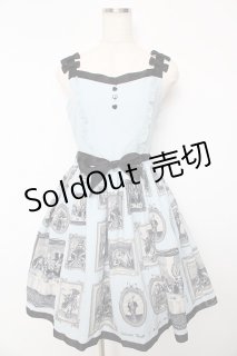 金子國義×Innocent world アリスジャンパースカート Innocent World / 金子國義アリス肩リボンジャンパースカート M(93cm丈