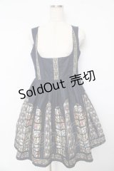 Innocent World / ウエストミンスターコルセットジャンパースカート M(93cm丈) ネイビー Y-25-10-15-081-IW-OP-SZ-ZY