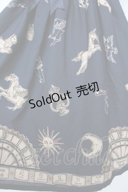 画像4: Innocent World / 天文時計と星座のハイウエストジャンパースカート M ネイビー Y-25-10-15-082-IW-OP-SZ-ZY