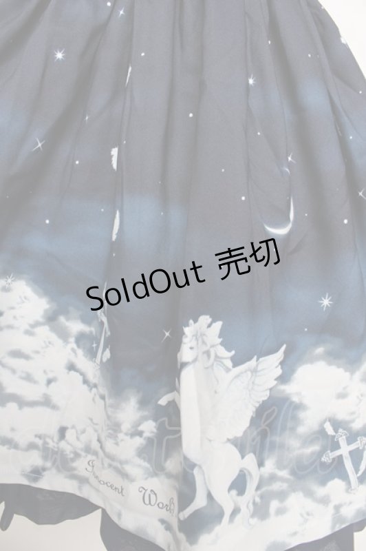 画像4: Innocent World / 奇跡の夜空バッスルジャンパースカート（2015年） M ネイビー Y-25-10-15-083-IW-OP-SZ-ZI (4)