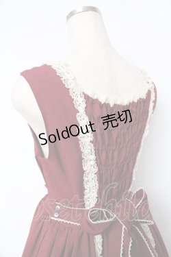 画像5: Innocent World / リバイバルクラシカルリボンジャンパースカート M ボルドー Y-25-10-15-087-IW-OP-SZ-ZY