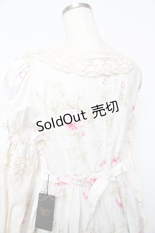 画像5: Innocent World / フレンチローズリバイバルドールワンピース L アイボリー Y-25-10-15-089-IW-OP-AS-ZY (5)