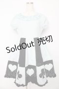 Melody BasKet / コンビネーション トランプ ワンピース  サックス Y-25-10-15-090-LO-OP-SZ-ZY