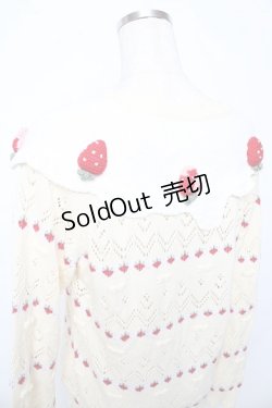 画像4: PINK HOUSE / アニバーサリーケーキモチーフカーディガン F クリーム Y-25-10-15-012-LO-TO-SZ-ZY