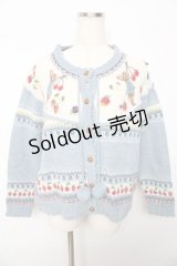 PINK HOUSE / PETER RABBIT CARDIGAN F サックス Y-25-10-15-013-LO-TO-SZ-ZY