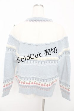 画像2: PINK HOUSE / PETER RABBIT CARDIGAN F サックス Y-25-10-15-013-LO-TO-SZ-ZY