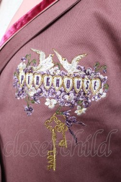 画像3: PINK HOUSE / フィフティバイオレッツ刺繍入りセーラーカラージャケット L ピンク Y-25-10-15-016-LO-JA-SZ-ZY