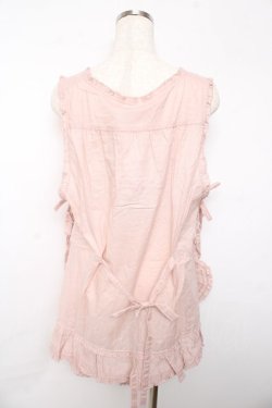 画像2: PINK HOUSE / ひな菊ロンド刺繍タブリエ F ピンク Y-25-10-15-019-LO-OP-SZ-ZY