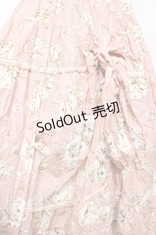 画像4: PINK HOUSE / ティータイムプリントワンピース F ピンク Y-25-10-15-021-LO-OP-SZ-ZY (4)