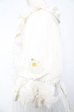 画像5: PINK HOUSE / ポルカドットチュール使いワンピース F 白 Y-25-10-15-023-LO-OP-SZ-ZY