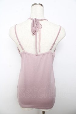 画像2: axes femme / ホルター付きキャミソール M 淡ピンク Y-25-10-16-044-AX-TO-SZ-ZY