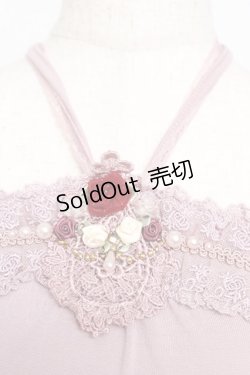 画像3: axes femme / ホルター付きキャミソール M 淡ピンク Y-25-10-16-044-AX-TO-SZ-ZT203