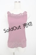 axes femme / レースインナータンク M パープル Y-25-10-16-055-AX-TO-SZ-ZY