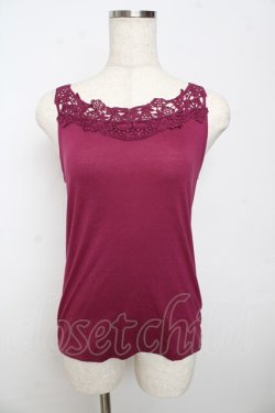 画像1: axes femme / レースインナータンク M パープル Y-25-10-16-055-AX-TO-SZ-ZY