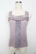 axes femme / フロントレースビジュータンク M ラベンダー Y-25-10-16-056-AX-TO-SZ-ZY