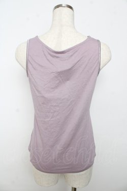 画像2: axes femme / フロントレースビジュータンク M ラベンダー Y-25-10-16-056-AX-TO-SZ-ZY