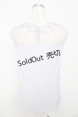 画像2: 【SALE】axes femme / 繊細レースタンク M ラベンダー Y-25-10-16-057-AX-TO-SZ-ZT201