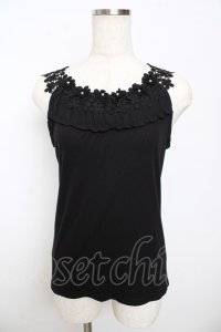 axes femme / フラワーレーステレコタンク M モカ Y-25-10-16-069-AX-TO-SZ-ZT153