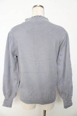 画像2: axes femme / ウォッシャブルメローニット F サックス Y-25-10-16-073-AX-TO-SZ-ZY