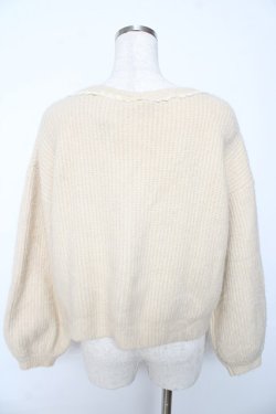 画像2: axes femme POETIQUE / モヘアニットカーデ M 生成り Y-25-10-16-085-AX-TO-SZ-ZY
