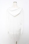 画像2: axes femme / フード付UVカットロングカーディガン F 白 Y-25-10-16-095-AX-TO-SZ-ZI (2)
