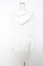 画像2: axes femme / フード付UVカットロングカーディガン F 白 Y-25-10-16-095-AX-TO-SZ-ZI (2)