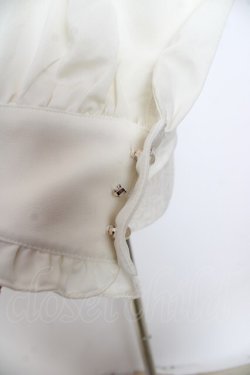 画像3: Amavel / ヴァイオリン刺繍入りスタンドフリルプルオーバーブラウス  アイボリー Y-25-10-16-097-CA-BL-SZ-ZY