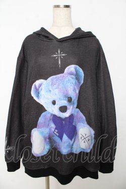 画像1: TRAVAS TOKYO / Furry bear Hoodie　パーカー F ブラック Y-25-10-16-102-PU-TO-SZ-ZY