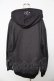 画像2: TRAVAS TOKYO / Furry bear Hoodie　パーカー F ブラック Y-25-10-16-102-PU-TO-SZ-ZY (2)