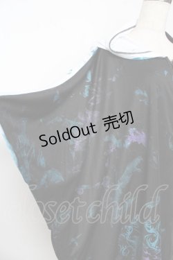 画像3: h.NAOTO / ツートンBIGパーカー  黒×白 Y-25-10-16-105-HN-TO-SZ-ZY