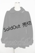 axes femme POETIQUE / バックリボン襟ショートコート M 黒 Y-25-10-16-108-AX-CO-SZ-ZY