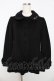 画像1: axes femme POETIQUE / バックリボン襟ショートコート M 黒 Y-25-10-16-108-AX-CO-SZ-ZY (1)
