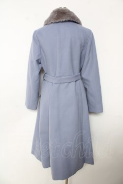 画像2: axes femme / テーラー襟コート M ブルー Y-25-10-16-109-AX-CO-SZ-ZY