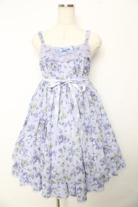 Angelic Pretty / Dramatic Rose SpecialジャンパースカートSet  ラベンダー Y-25-10-16-112-AP-OP-SZ-ZY