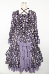 ATELIER PIERROT / Rosy Bouquet Dress 1 パープル Y-25-10-16-115-EL-OP-SZ-ZY