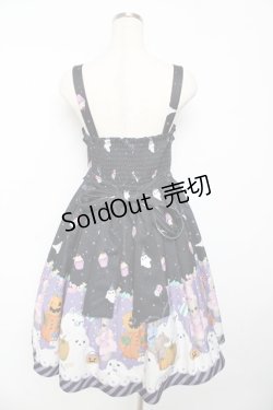 画像2: axes femme kawaii / ハロウィンナイトジャンパースカート M 黒 Y-25-10-16-120-AX-OP-SZ-ZY