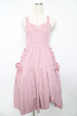 画像1: axes femme POETIQUE / フェイバリットカラーワンピース  ピンク Y-25-10-16-121-AX-OP-SZ-ZY